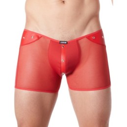 Boxer rouge sexy maille...