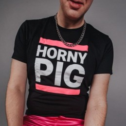 T-shirt Sk8erboy Horny Pig M