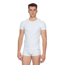 T-Shirt Marker Blanc -...